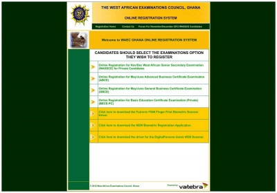 Ghana WAEC (WASSCE FOR PRIVATE CANDIDATES ... Ghana WAEC (WASSCE FOR PRIVATE CANDIDATES ...