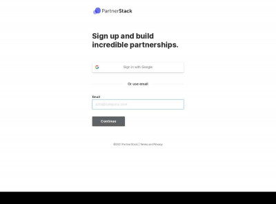 Sign in to PartnerStack Sign in to PartnerStack