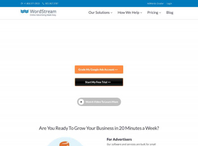 Logging into WordStream Advisor Logging into WordStream Advisor