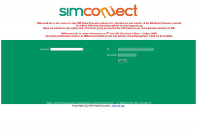 SIMGE | SIMConnect Sign-in SIMGE | SIMConnect Sign-in