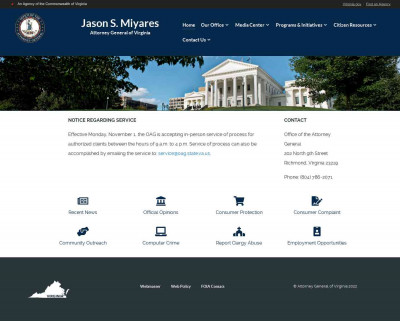Individual Solicitations in RFP365 - Virginia Attorney General Individual Solicitations in RFP365 - Virginia Attorney General