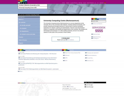 Webmail — University Computing Centre - Christian-Albrechts ... Webmail — University Computing Centre - Christian-Albrechts ...