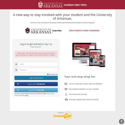 Login | Razorback Family Portal - A new way to stay involved ... Login | Razorback Family Portal - A new way to stay involved ...