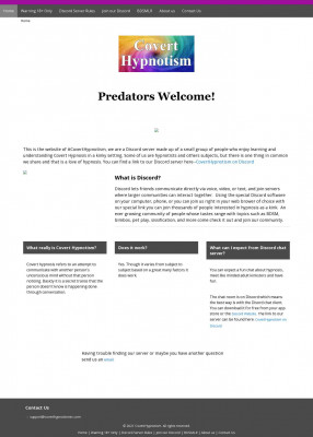 Join the Chat - Predators Welcome! Join the Chat - Predators Welcome!