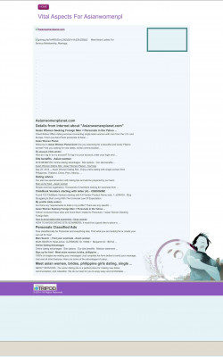 Vital Aspects For Asianwomenplanet.com Simplified Vital Aspects For Asianwomenplanet.com Simplified