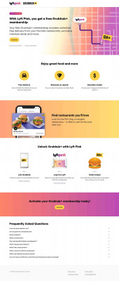 Lyft Pink Benefits: Get Free Delivery with Grubhub+ Lyft Pink Benefits: Get Free Delivery with Grubhub+