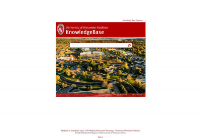 Wisc Account Administration site - Logging in Wisc Account Administration site - Logging in