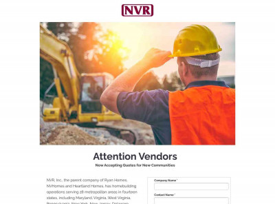 Become a Vendor with NVR Become a Vendor with NVR