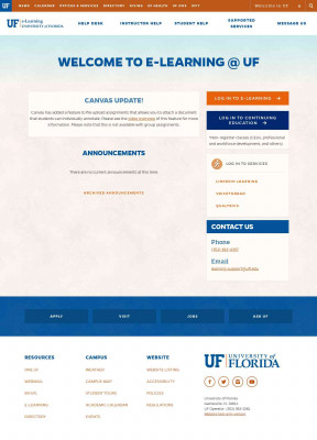 UF eLearning - University of Florida UF eLearning - University of Florida