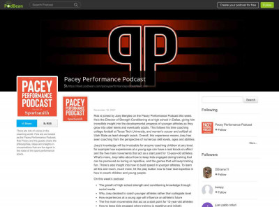 Pacey Performance Podcast Pacey Performance Podcast
