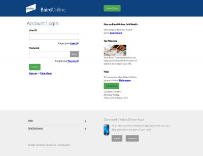 Login - Baird Online Login - Baird Online