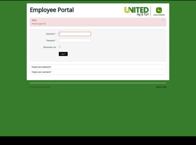 Employee Portal - Login Employee Portal - Login
