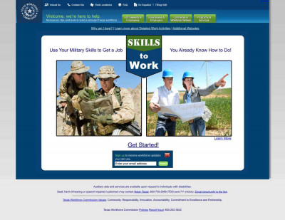 Texas Skills to Work Texas Skills to Work