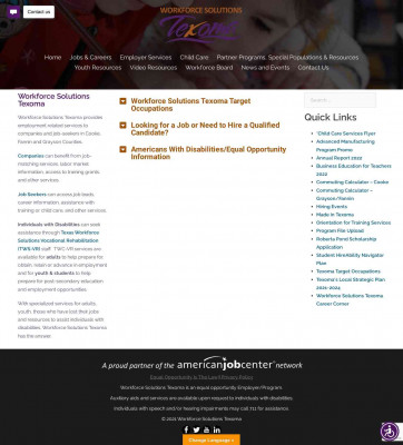 Workforce Solutions Texoma – Creating Workforce Solutions Workforce Solutions Texoma – Creating Workforce Solutions