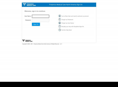 FMCNA Sign On - Fresenius Medical Care FMCNA Sign On - Fresenius Medical Care