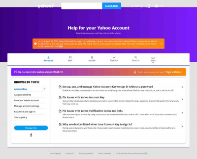 Fix problems signing into your Yahoo account Fix problems signing into your Yahoo account