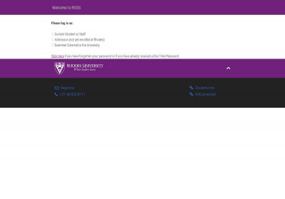 Rhodes University - Where leaders learn Rhodes University - Where leaders learn