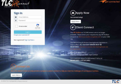 TLCHRConnect - Client and Employee Services TLCHRConnect - Client and Employee Services
