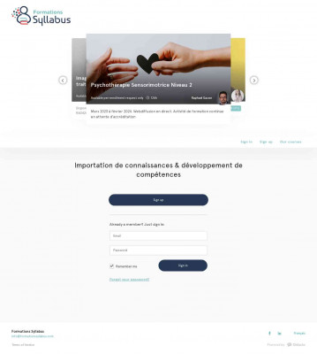 Login - Formations Syllabus Login - Formations Syllabus