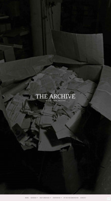 2019 Syllabus and Readings - The Archive – theory, form ... 2019 Syllabus and Readings - The Archive – theory, form ...