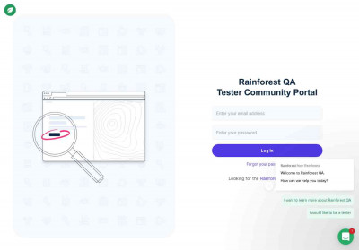 Rainforest Tester Portal - Portal Rainforest - Rainforest QA Rainforest Tester Portal - Portal Rainforest - Rainforest QA