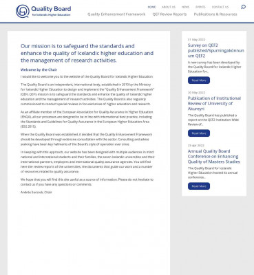INSTITUTION-WIDE REVIEW Reykjavík University - Quality ... INSTITUTION-WIDE REVIEW Reykjavík University - Quality ...