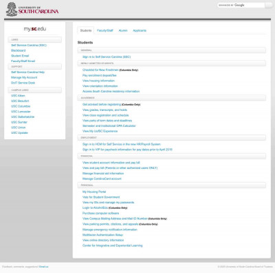 my.sc.edu - University of South Carolina my.sc.edu - University of South Carolina