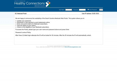 SC Medicaid Portal SC Medicaid Portal