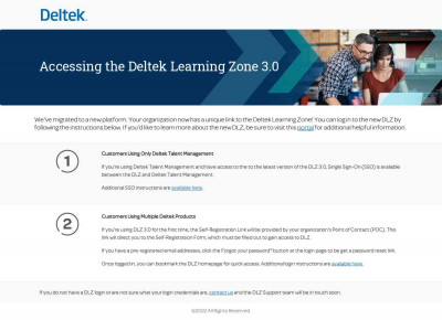 Deltek Learning Zone Deltek Learning Zone