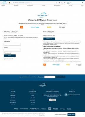 VIP Employee | Harman Audio VIP Employee | Harman Audio