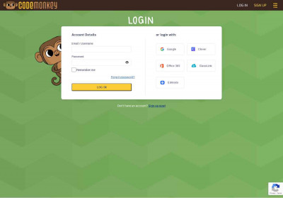 Login - CodeMonkey Login - CodeMonkey