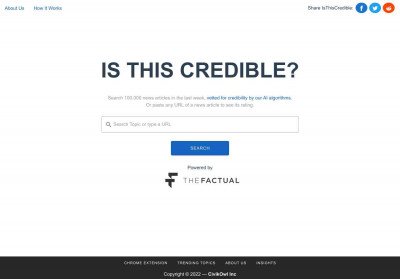 Is this Credible? Is this Credible?