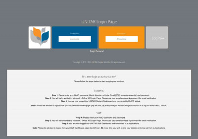 UNITAR - Login - UNITAR International University UNITAR - Login - UNITAR International University