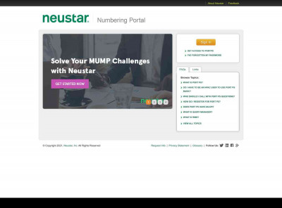 Numbering Portal | Neustar Numbering Portal | Neustar