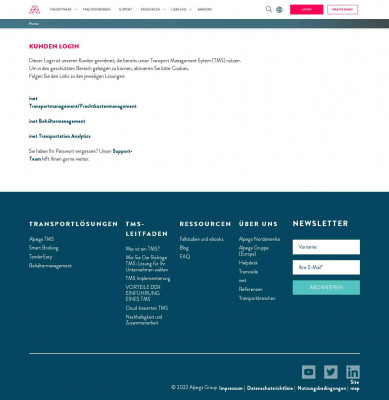 Login to inet - Alpega TMS Login to inet - Alpega TMS