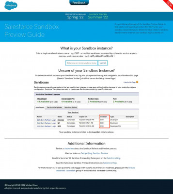 Salesforce Sandbox Preview Guide Salesforce Sandbox Preview Guide