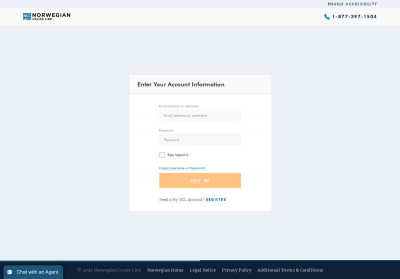 Reservation System Login Page Reservation System Login Page