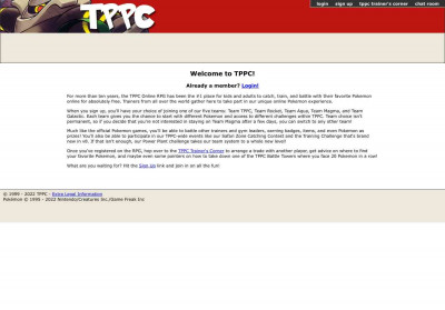Login To The TPPC Online RPG Login To The TPPC Online RPG