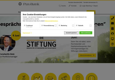 Constantin Bolz zu Gast in der n-tv Telebörse - Pax-Bank Constantin Bolz zu Gast in der n-tv Telebörse - Pax-Bank