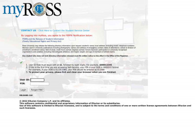 User Login - Ross University User Login - Ross University