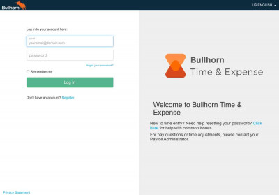 Bullhorn Time & Expense Logon - mypeoplenet.com Bullhorn Time & Expense Logon - mypeoplenet.com