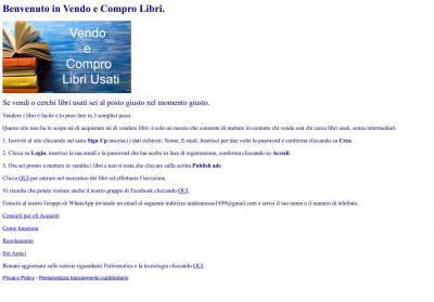 Profilo pubblico CharaCooper Compro Vendo Libri Profilo pubblico CharaCooper Compro Vendo Libri