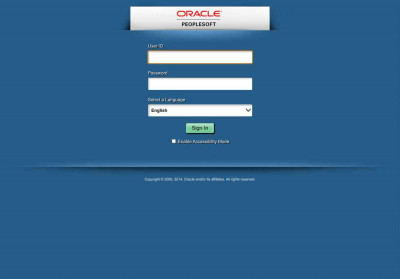 Oracle PeopleSoft Sign-in Oracle PeopleSoft Sign-in