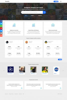 Gramhir.com: Instagram analyzer and viewer Gramhir.com: Instagram analyzer and viewer