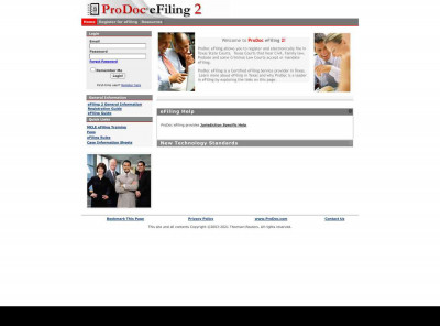 ProDoc® eFiling 2 - Login! ProDoc® eFiling 2 - Login!