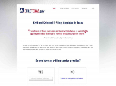 ProDoc eFiling2 | eFileTexas.gov ProDoc eFiling2 | eFileTexas.gov