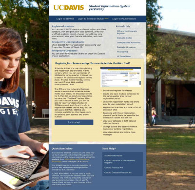 Sisweb, the student information system on the web Sisweb, the student information system on the web