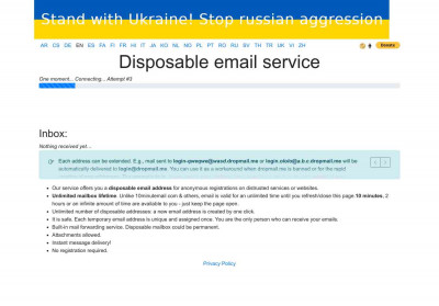 Tymczasowa poczta. E-mail na 10 minut lub więcej. Serwis ... Tymczasowa poczta. E-mail na 10 minut lub więcej. Serwis ...
