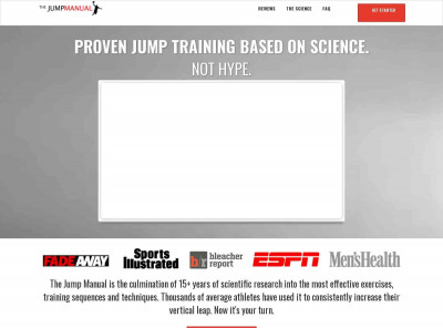 The Jump Manual. Proven Vertical Jump Training. The Jump Manual. Proven Vertical Jump Training.