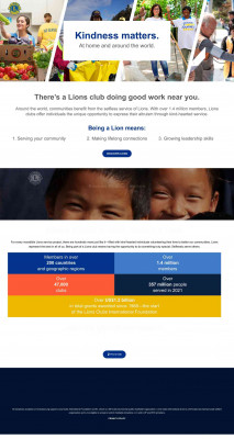 Lions Clubs International - We serve. Lions Clubs International - We serve.